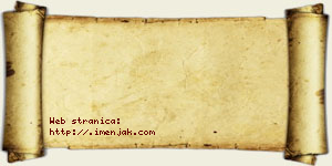 Danica Bjelić vizit kartica